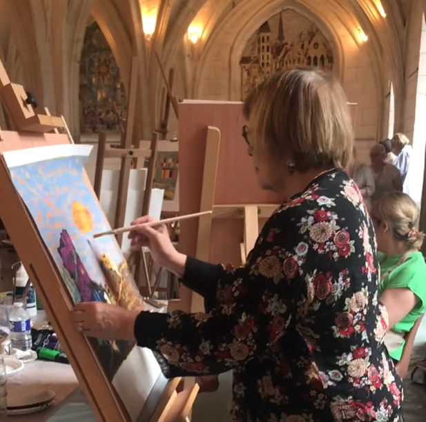 A Colorful Journey in a Medieval Abbey